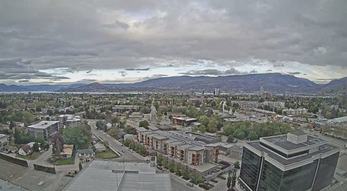 Kelowna weather: Chance of showers, 40 km/hr gusts and high of 18ºC